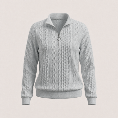 Amy | Zip-Up Cardigan