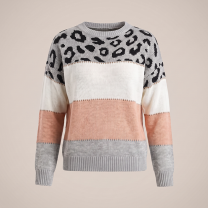 Velora | Leopard Luxe Sweater