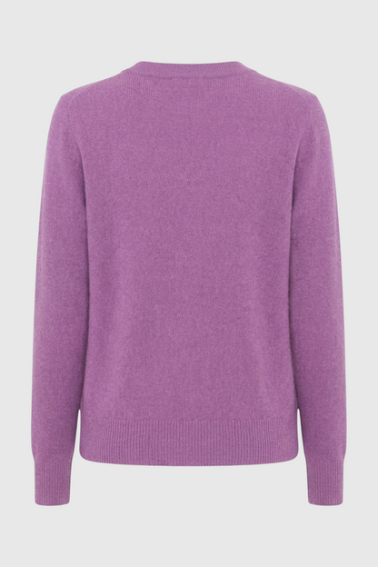 Diana | Dark Purple Flattering Sweater