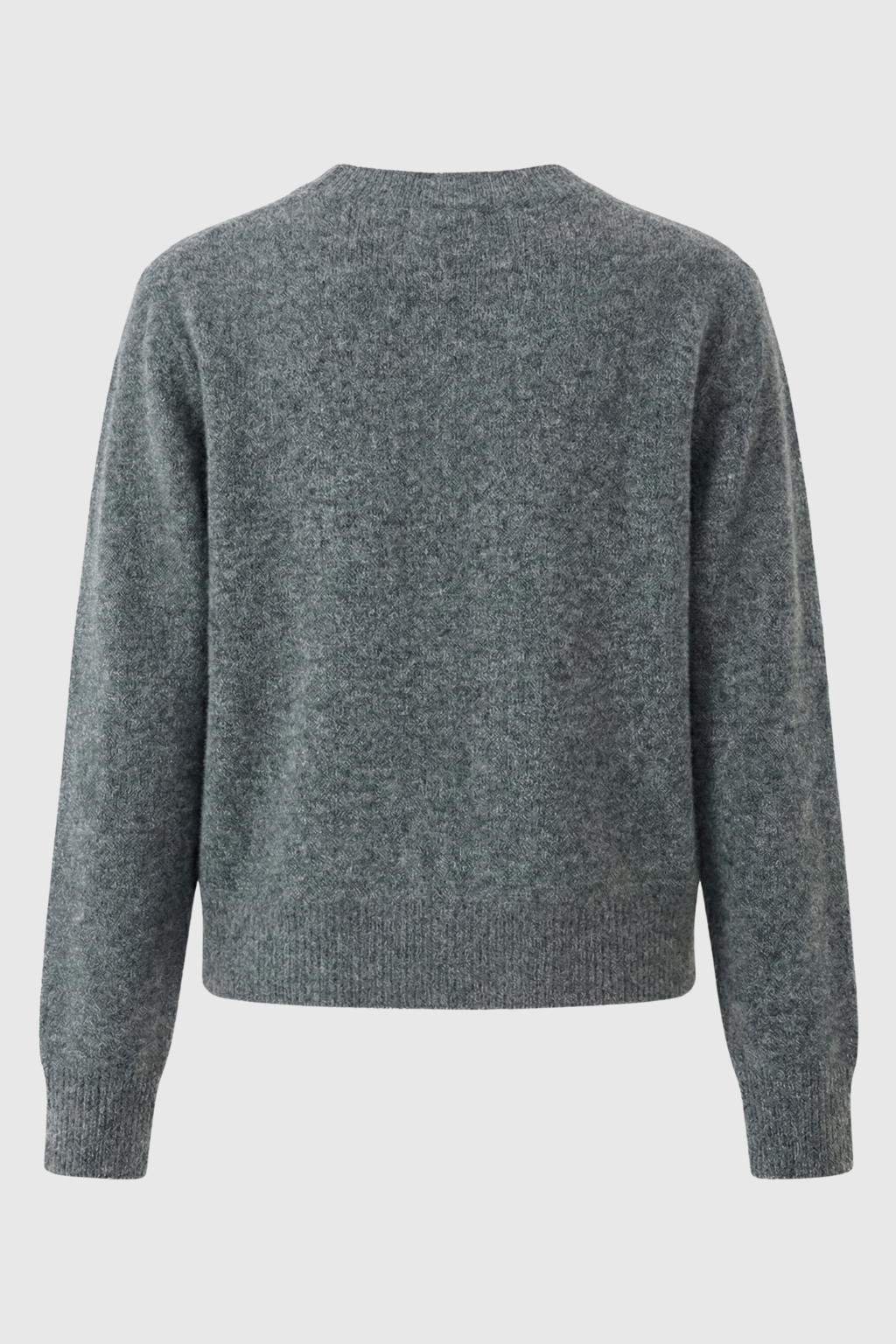 Helena | Gray Long Cardigan with Relaxed Fit