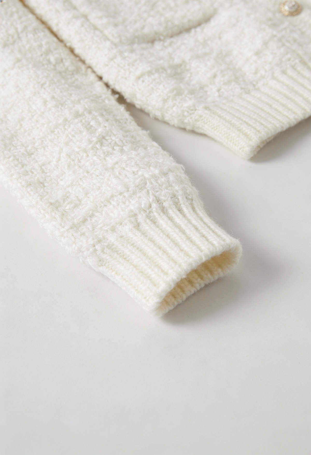 Sarah | Open-Front Cardigan with Ribbed Details