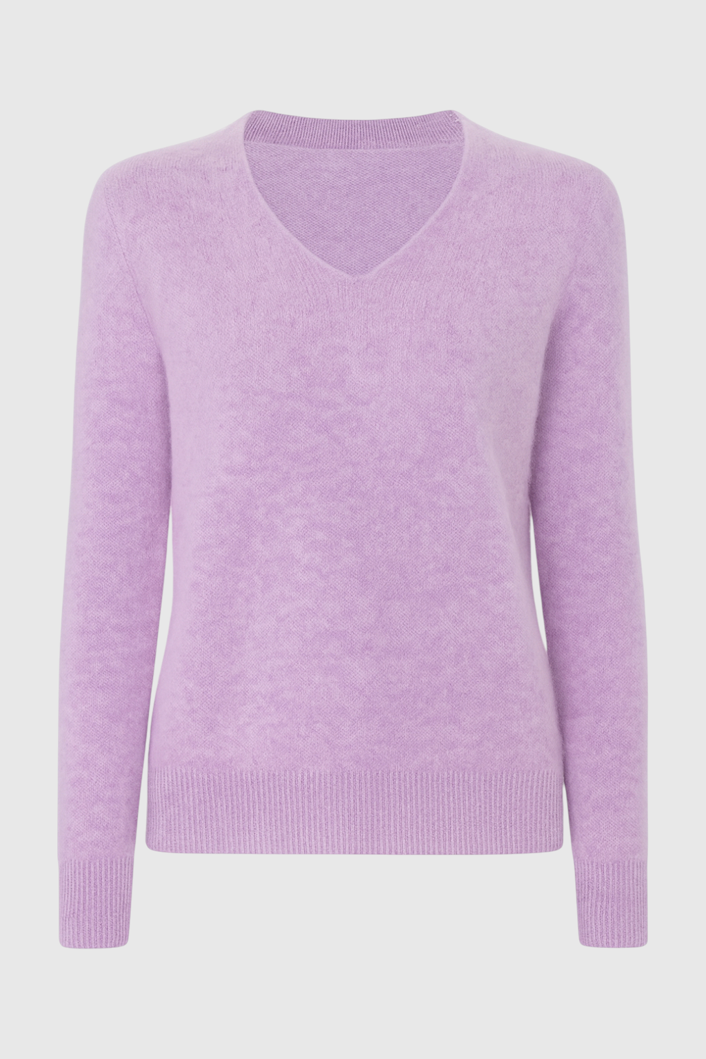 Violet | Purple Knit V-Neck Sweater