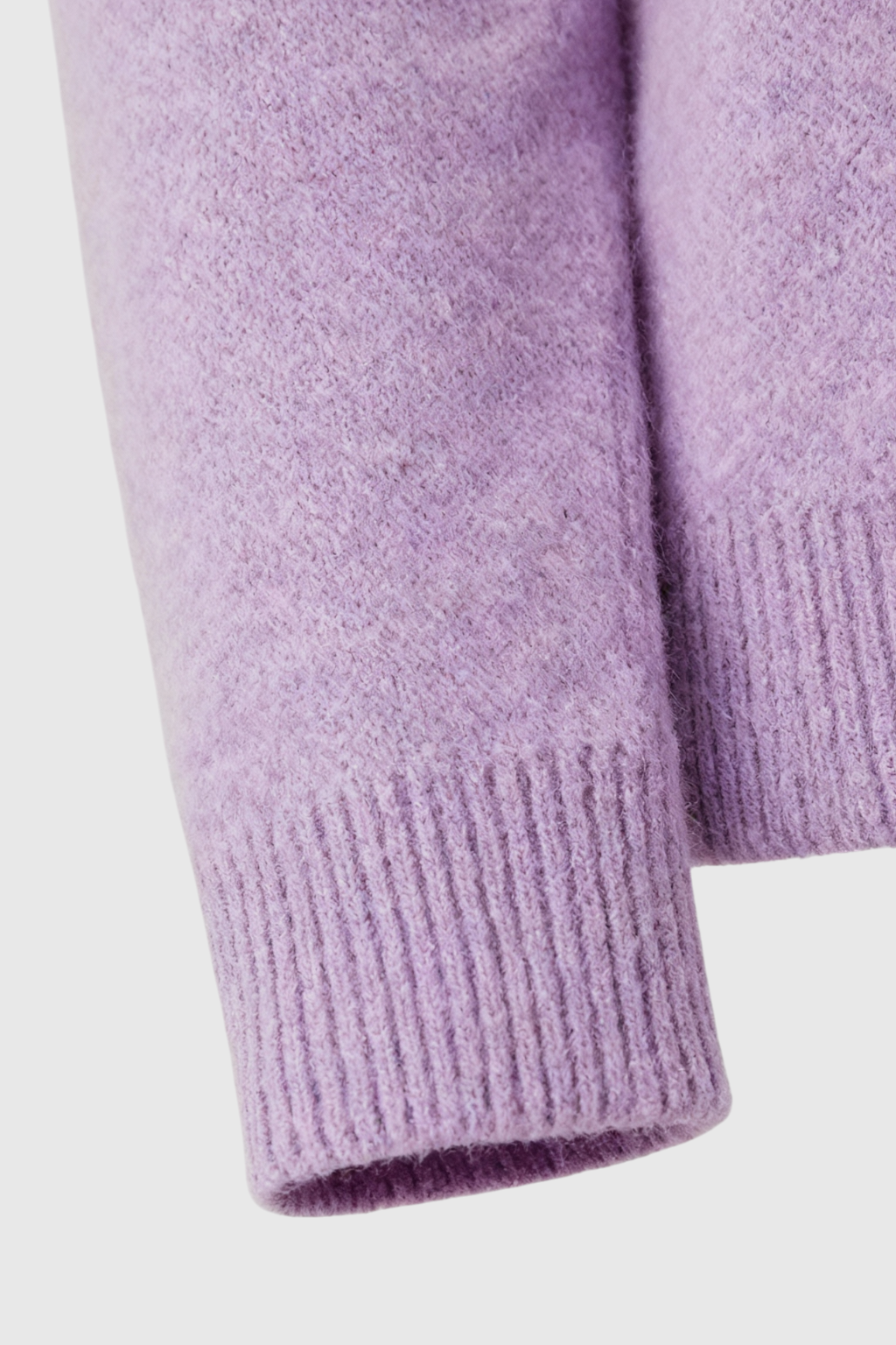 Violet | Purple Knit V-Neck Sweater