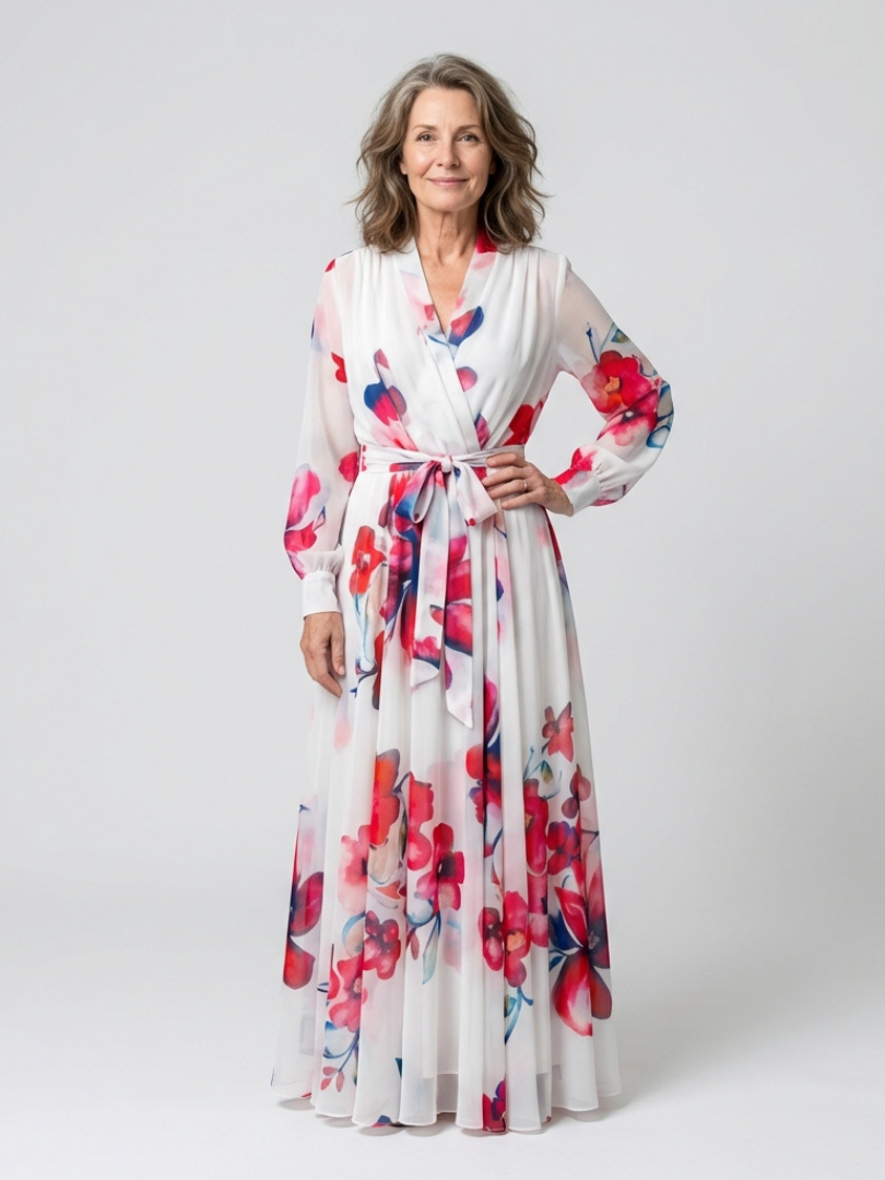 Lillian | Wrap Maxi Dress
