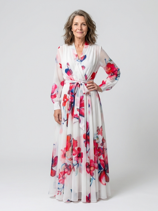 Lillian | Wrap Maxi Dress