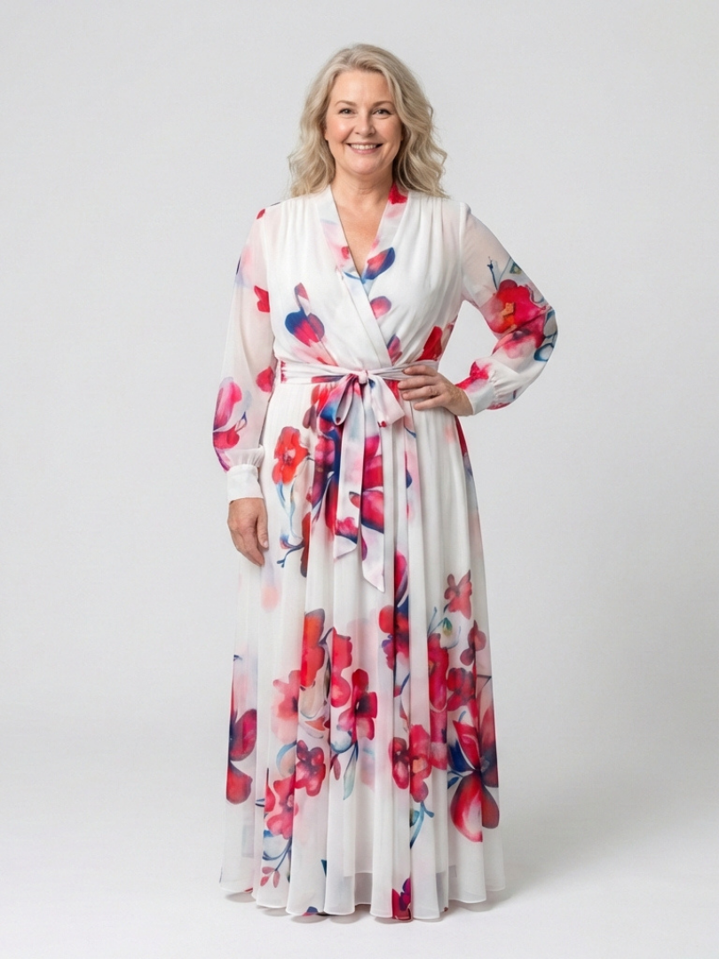 Lillian | Wrap Maxi Dress