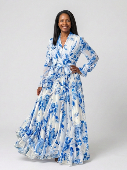 Lillian | Wrap Maxi Dress