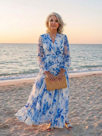 Lillian | Wrap Maxi Dress