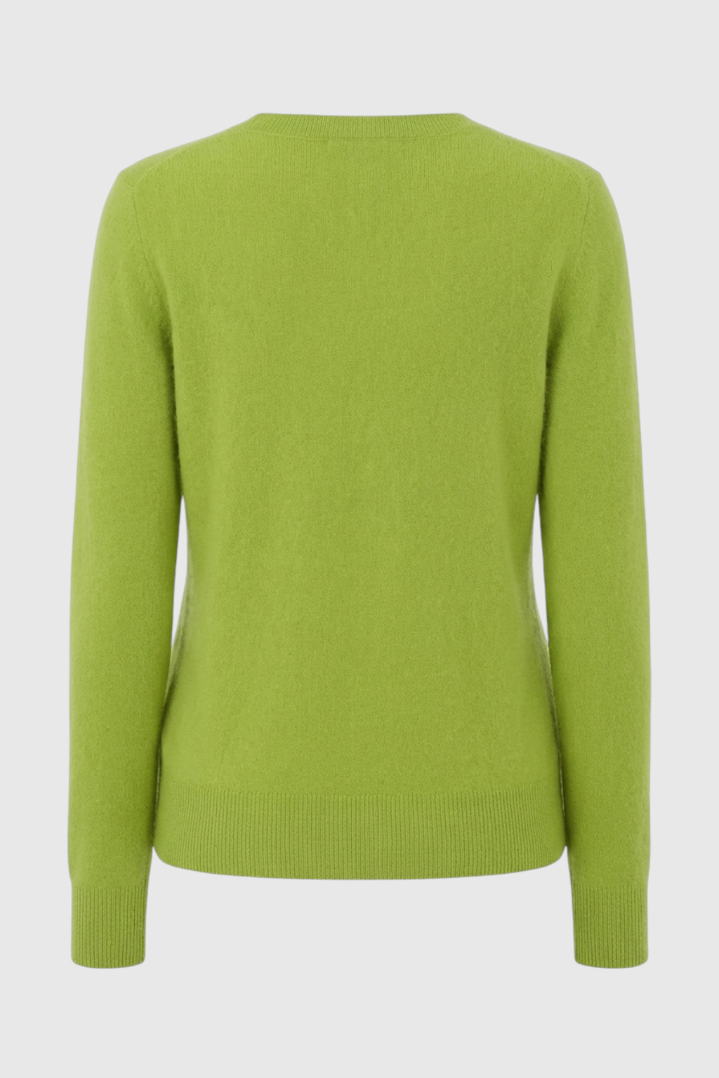 Zoe | Light Green V-Neck Sweater