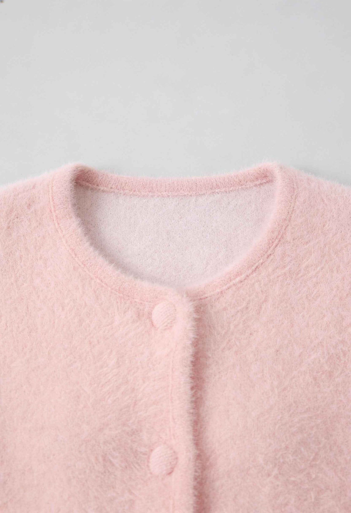 Emma | Pink Long Cardigan with Open Front