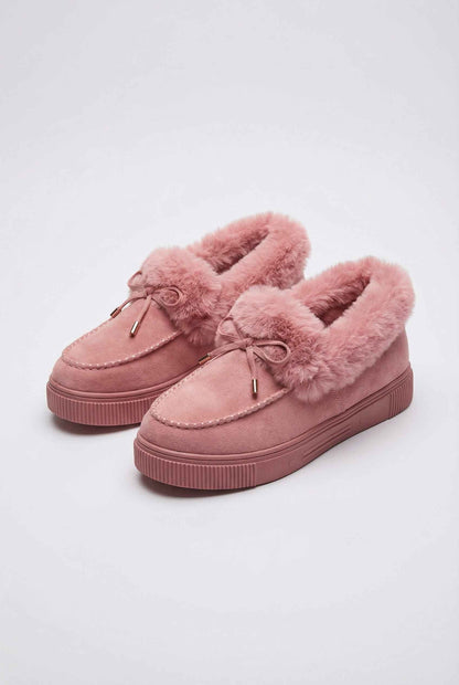 Serena | Pink cosy lined winter boots
