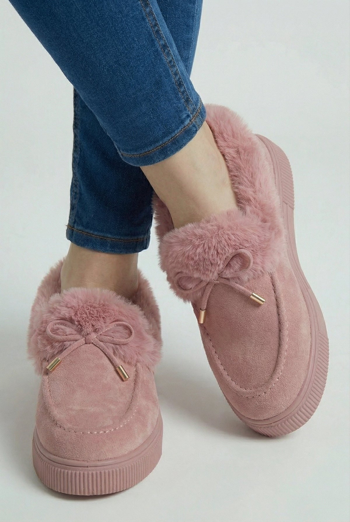 Serena | Pink cosy lined winter boots