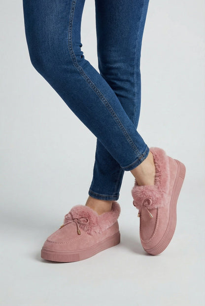 Serena | Pink cosy lined winter boots