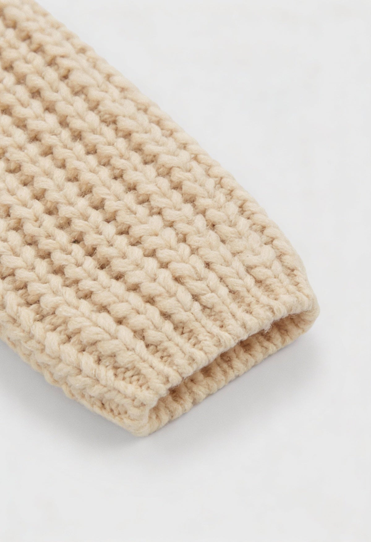 Eva | Beige Relaxed Fit Knit Cardigan