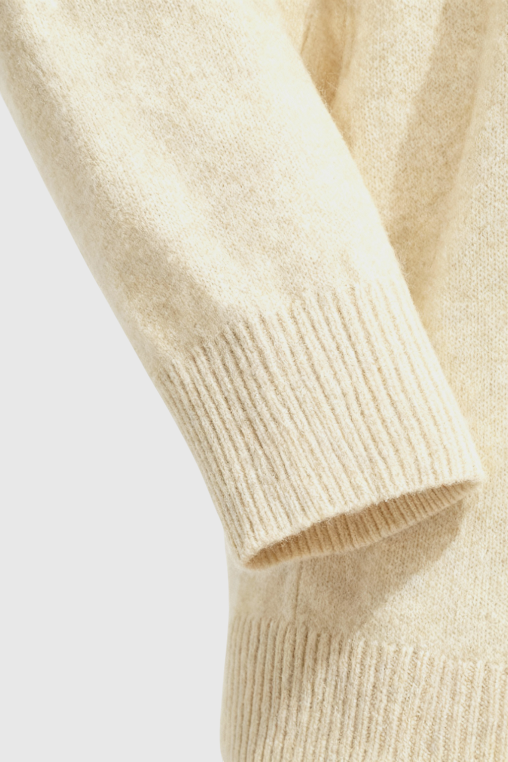 Celeste | Beige V-Neck Women's Sweater
