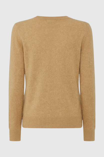 Hazel | Brown V-Neck Sweater