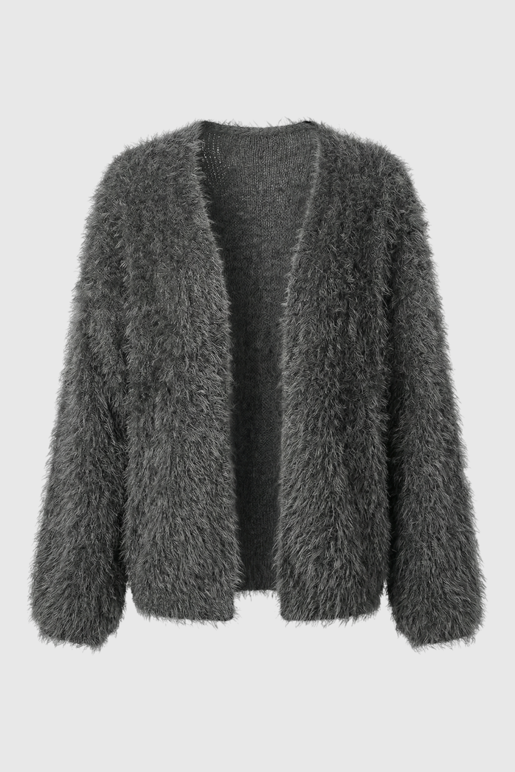 Chloe | Dark Gray Relaxed Fit Cardigan