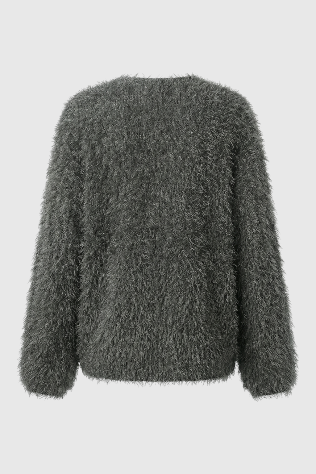 Chloe | Dark Gray Relaxed Fit Cardigan