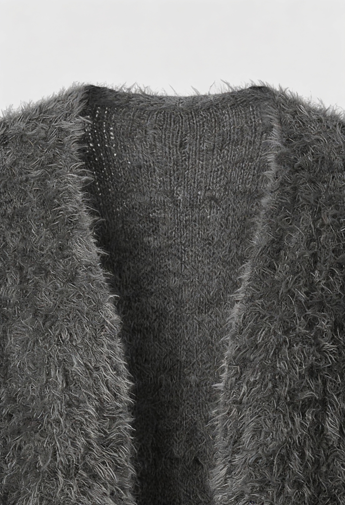 Chloe | Dark Gray Relaxed Fit Cardigan