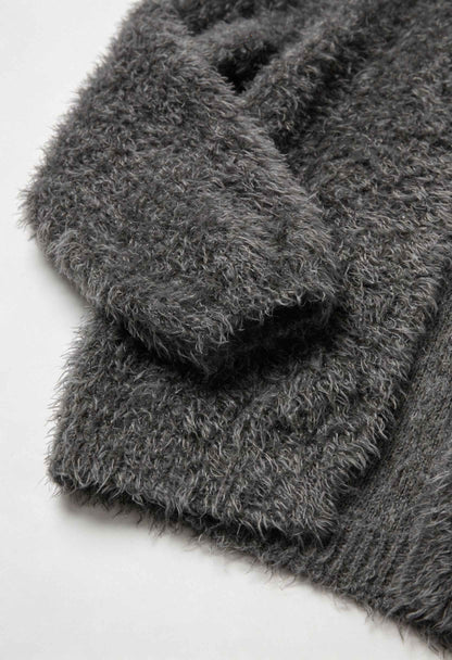 Chloe | Dark Gray Relaxed Fit Cardigan