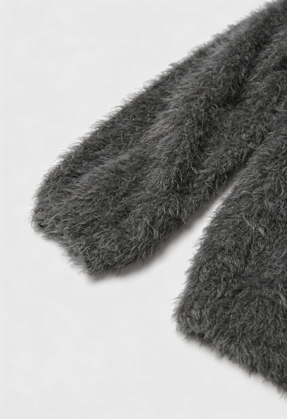 Chloe | Dark Gray Relaxed Fit Cardigan