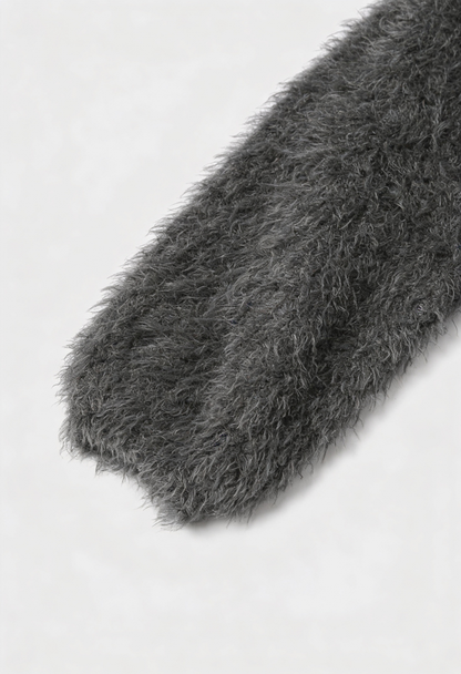 Chloe | Dark Gray Relaxed Fit Cardigan