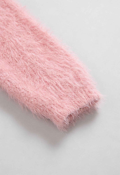 Ava | Pink Knit Cardigan with Versatile Styling