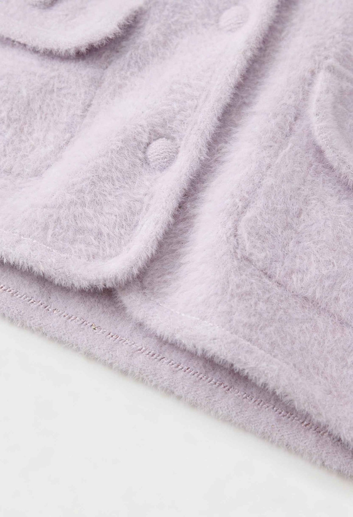 Lily | Purple Knitted Open-Front Cardigan