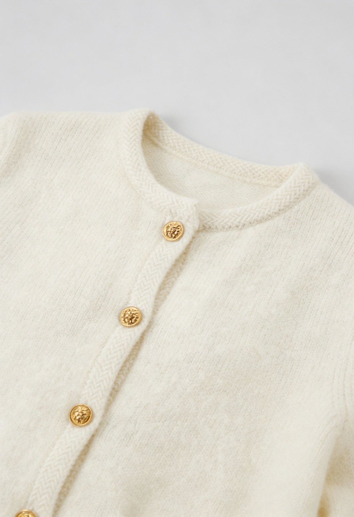 Maya | White Long Cardigan with Relaxed Fit
