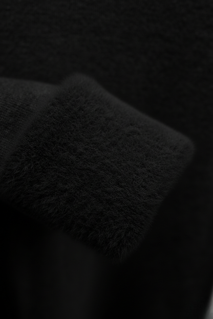 Nadine | Slim Fit Black Turtleneck Sweater