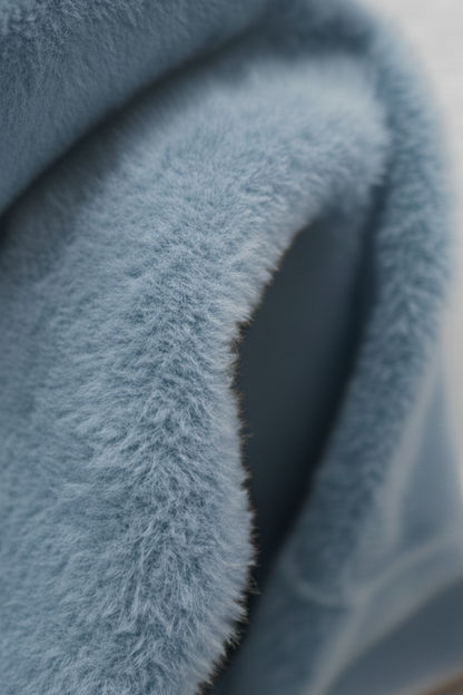 Simone | Elegant Blue Slim Fit Turtleneck Sweater