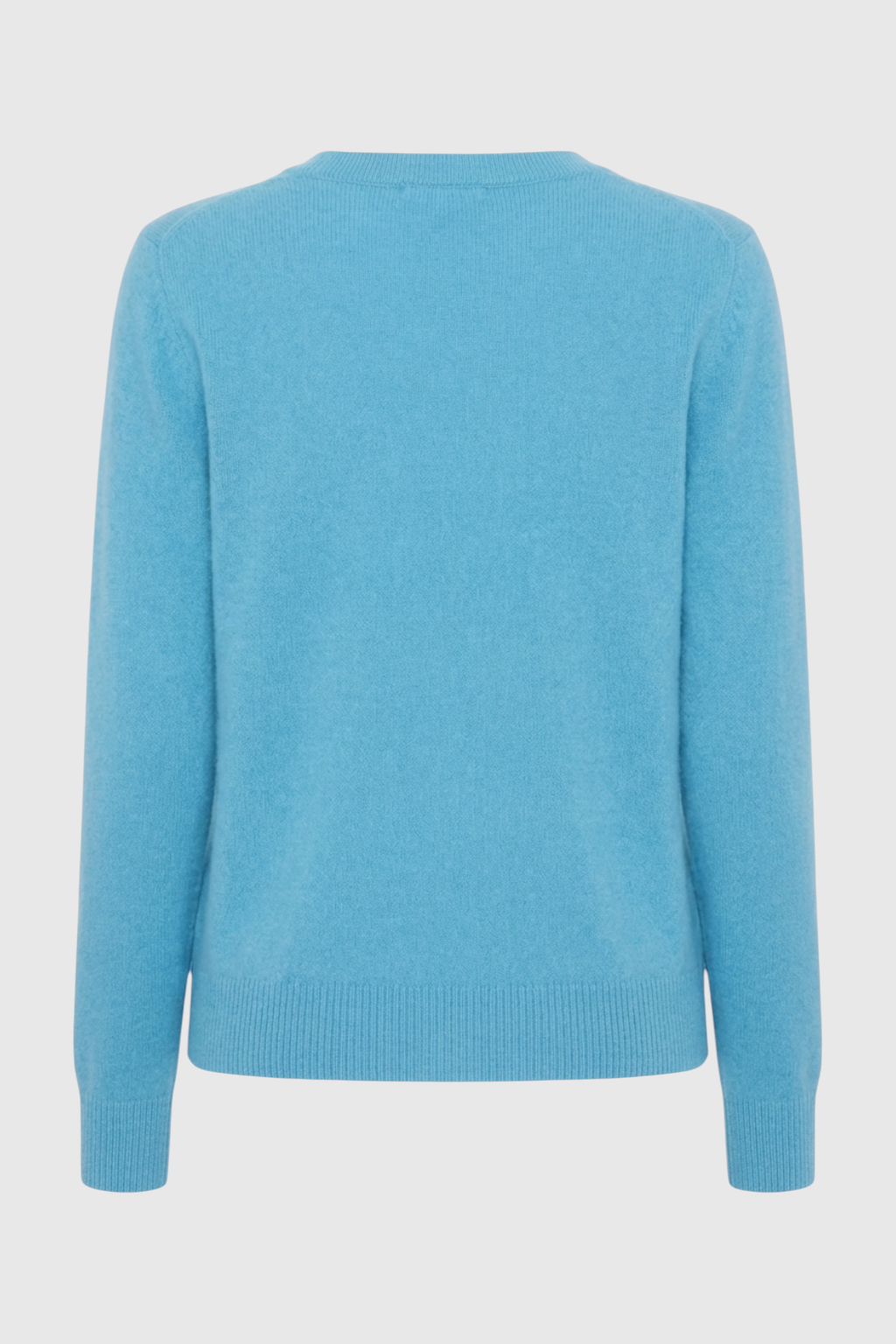 Claire | Light Blue V-Neck Fitted Sweater