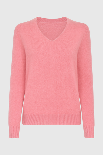 Nora | V-Neck Knit Sweater with Long Sleeves
