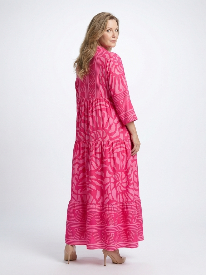 Marielle | Button Midi Dress
