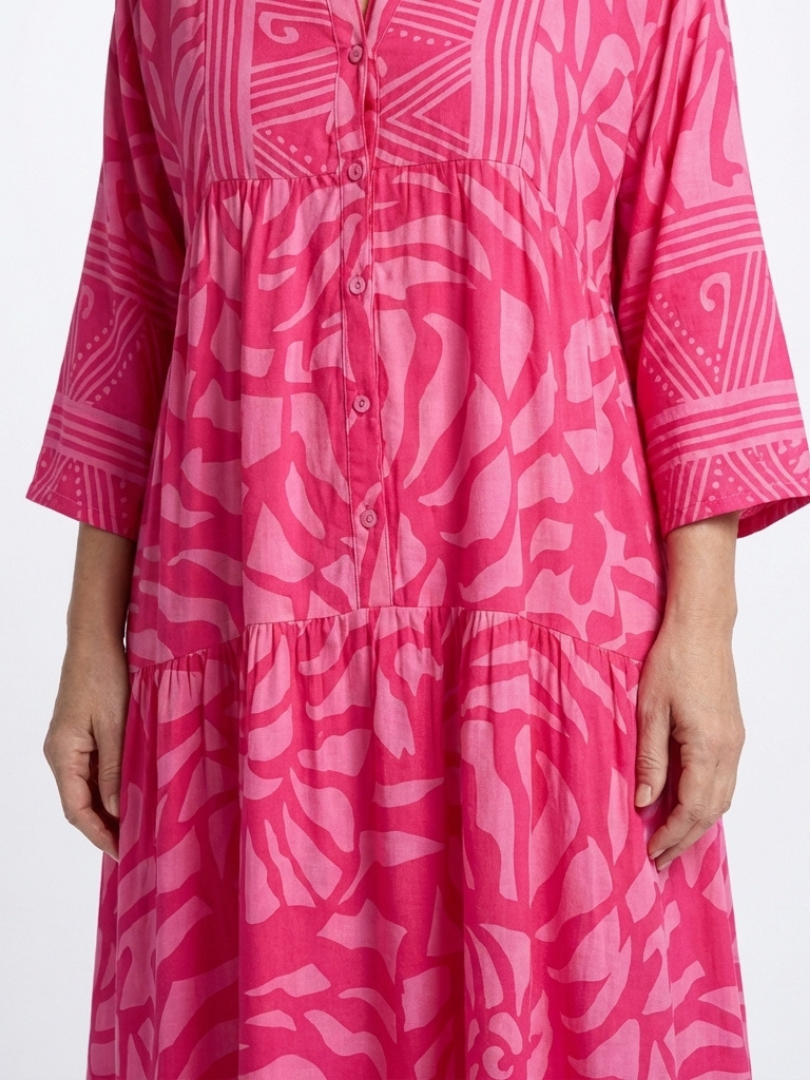 Marielle | Button Midi Dress