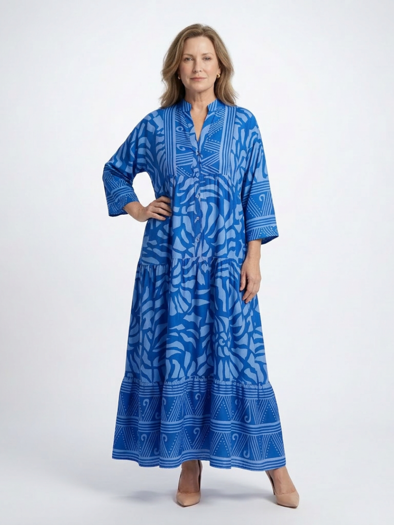 Marielle | Button Midi Dress