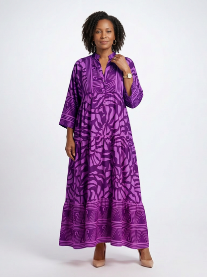 Marielle | Button Midi Dress