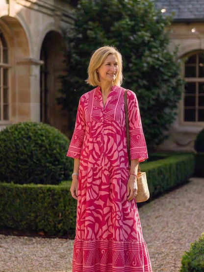 Marielle | Button Midi Dress