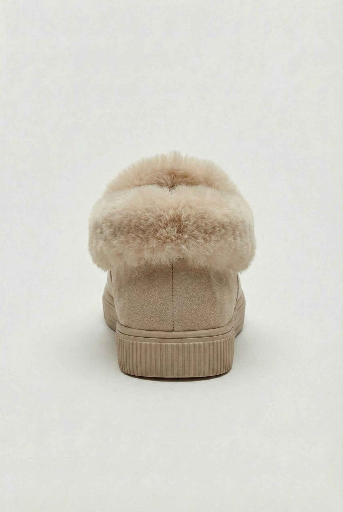 Audrey | Beige winter boots with sturdy sole