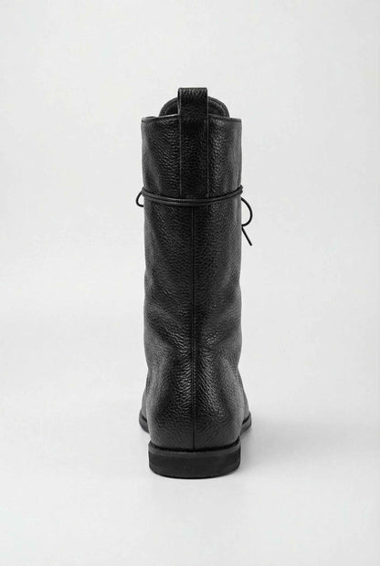 Mia | Black lace-up ankle boots