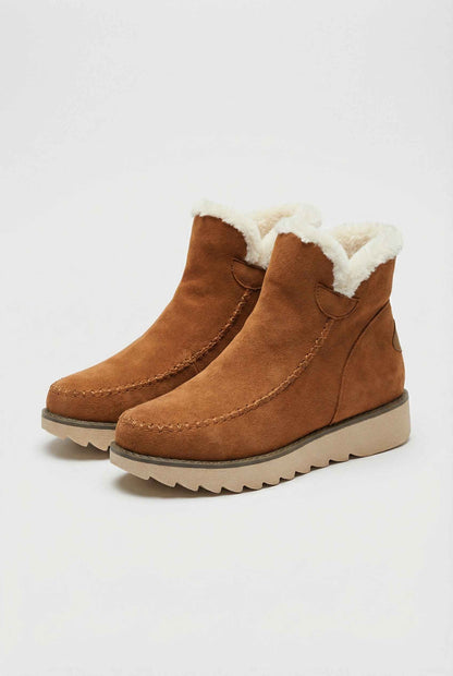 Nora | Cosy brown ankle boots