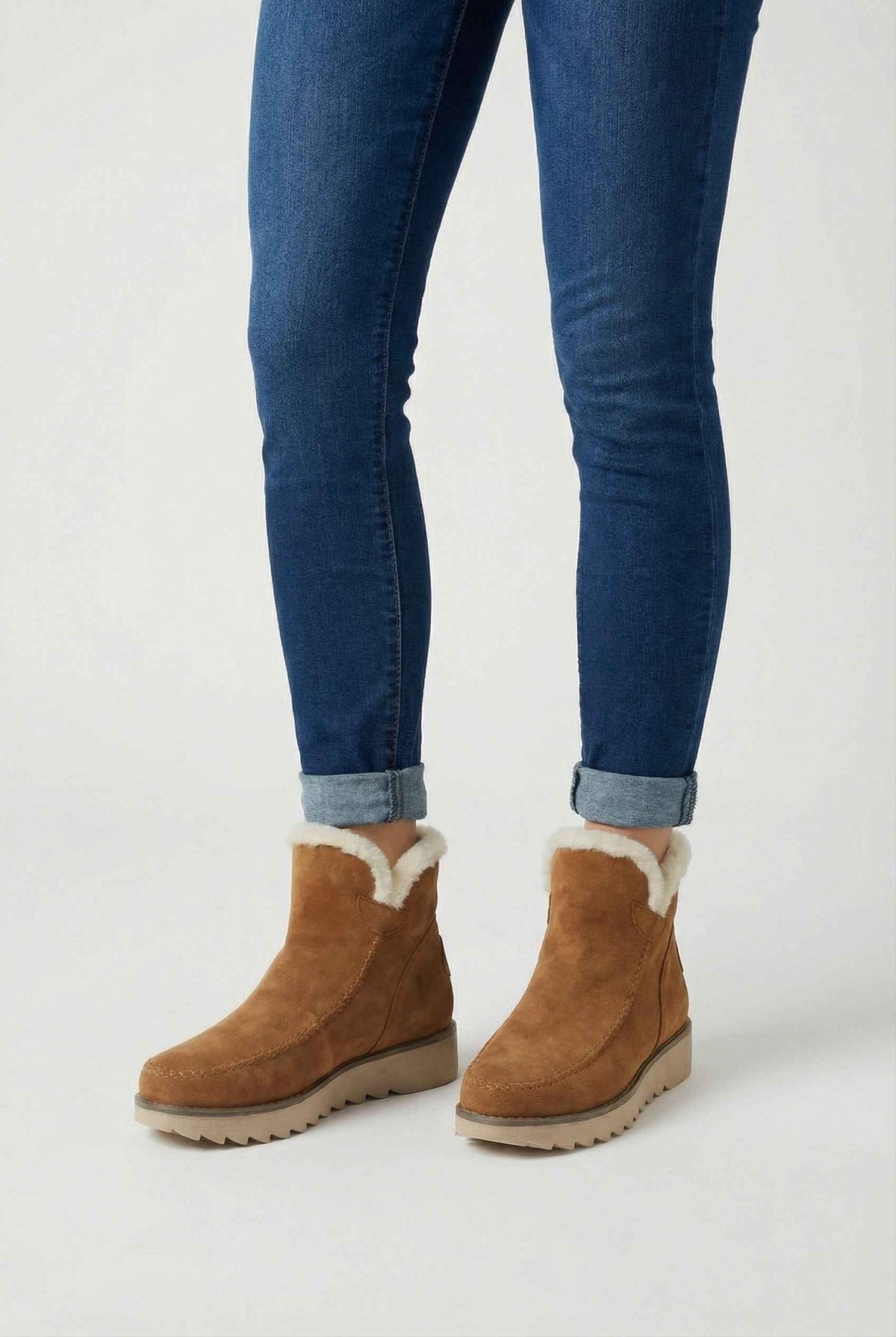 Nora | Cosy brown ankle boots