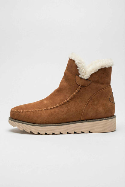 Nora | Cosy brown ankle boots