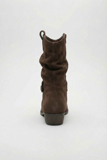 Harriet | Dark brown suede ankle boots