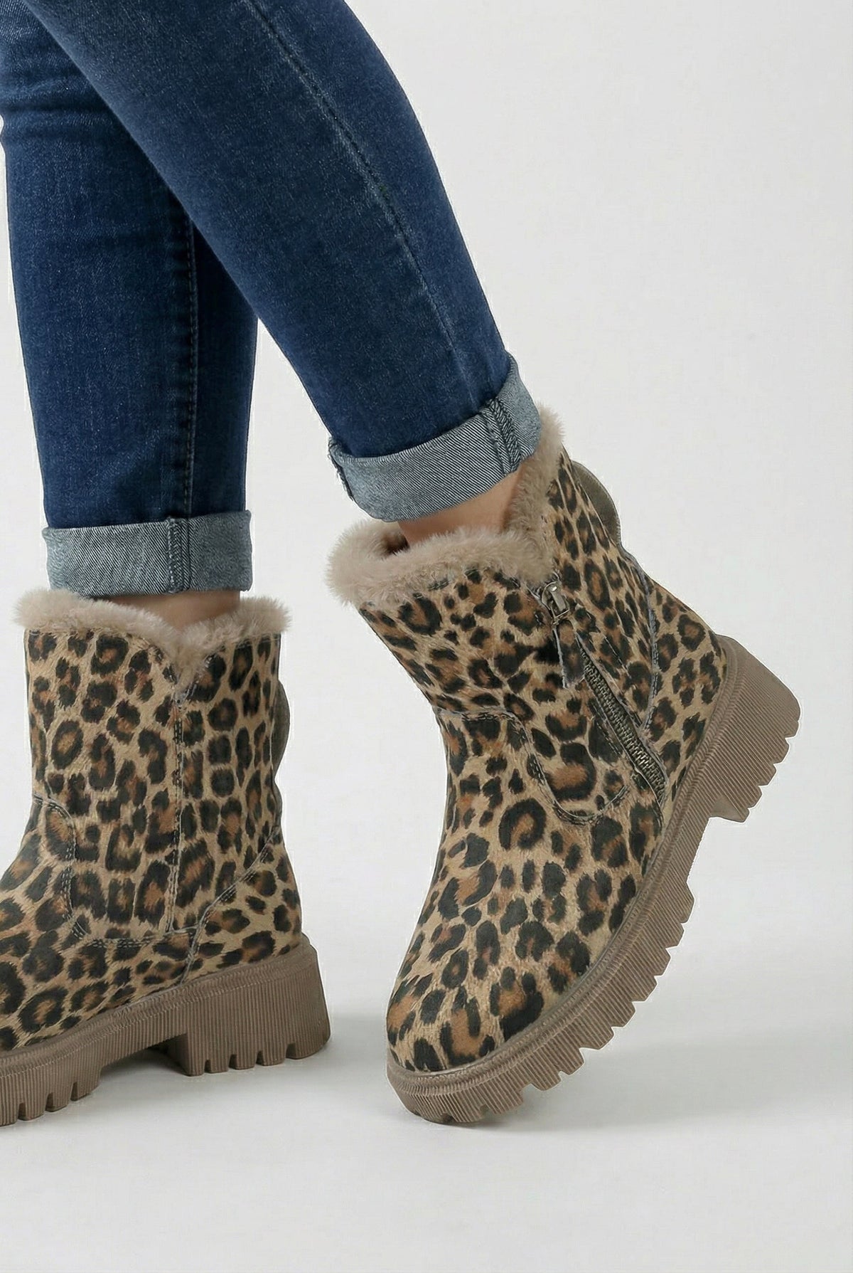Penelope | Leopard print ankle boots