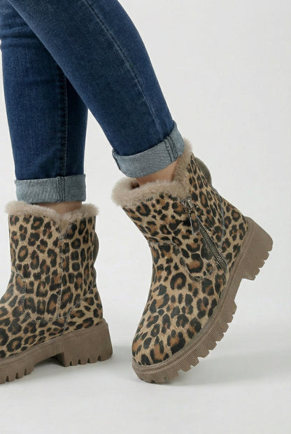 Penelope | Leopard print ankle boots