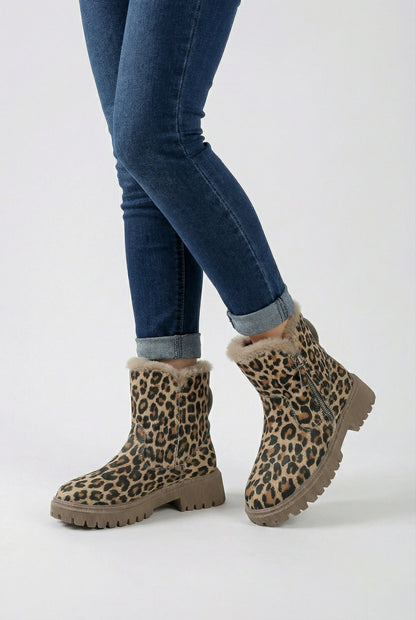 Penelope | Leopard print ankle boots