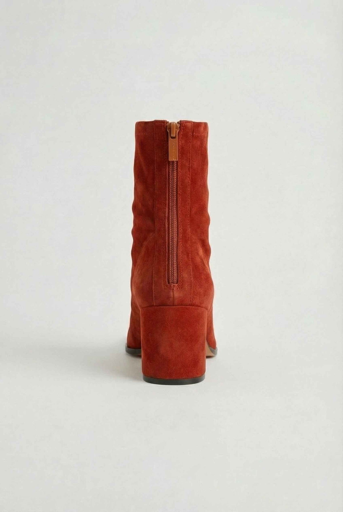 Clara | Red retro mid-calf boots