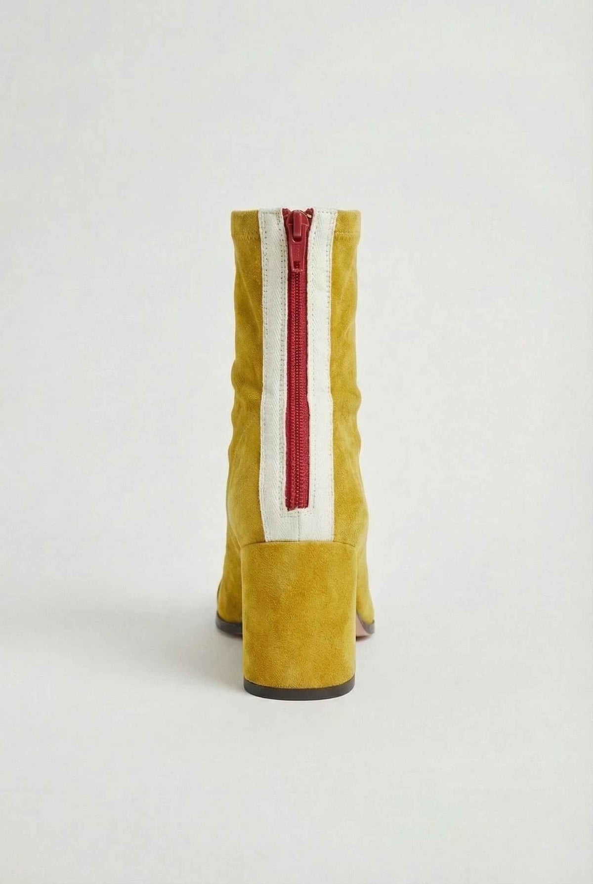 Amber | Yellow mid-calf boots