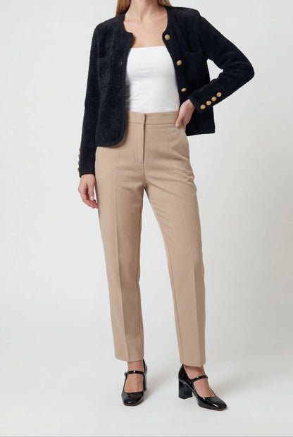 Kate | Black Long Cardigan with Open Front